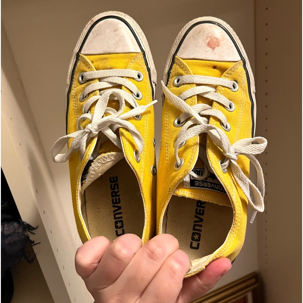 Yellow Converse